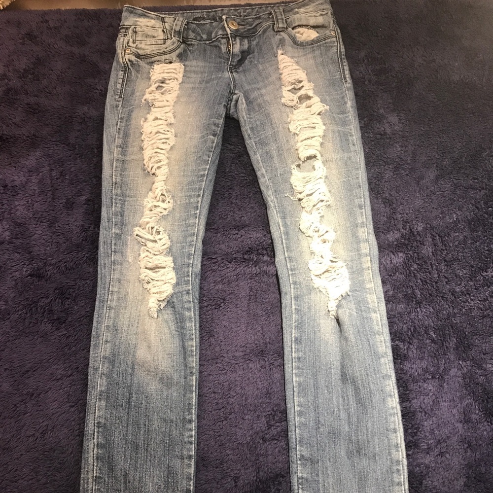 Blue asphalt jeans size 5